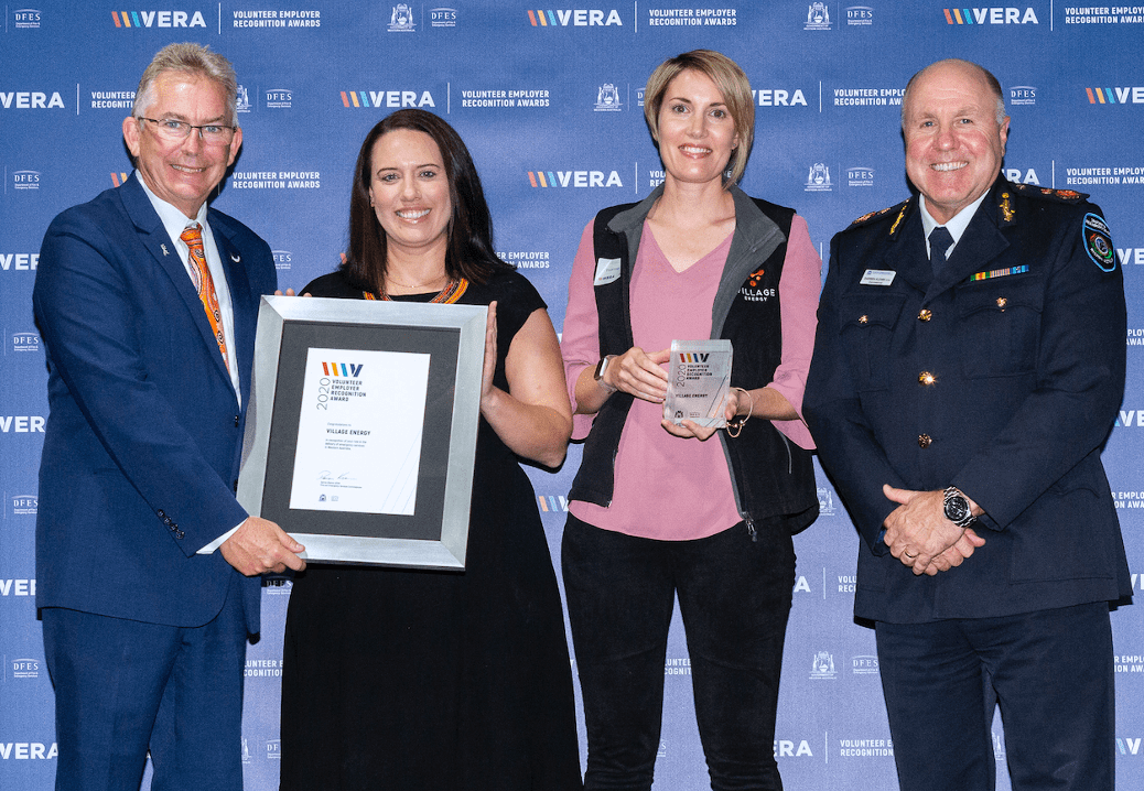 Village Energy awarded in the Volunteer Employer Recognition Awards